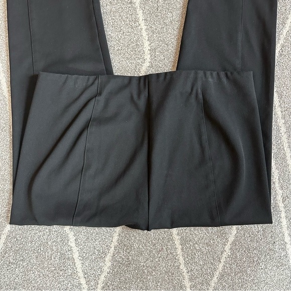 Ann Taylor Skinny Stretch Ankle Length Black Trousers with Elastic Waist - Picture 4 of 6